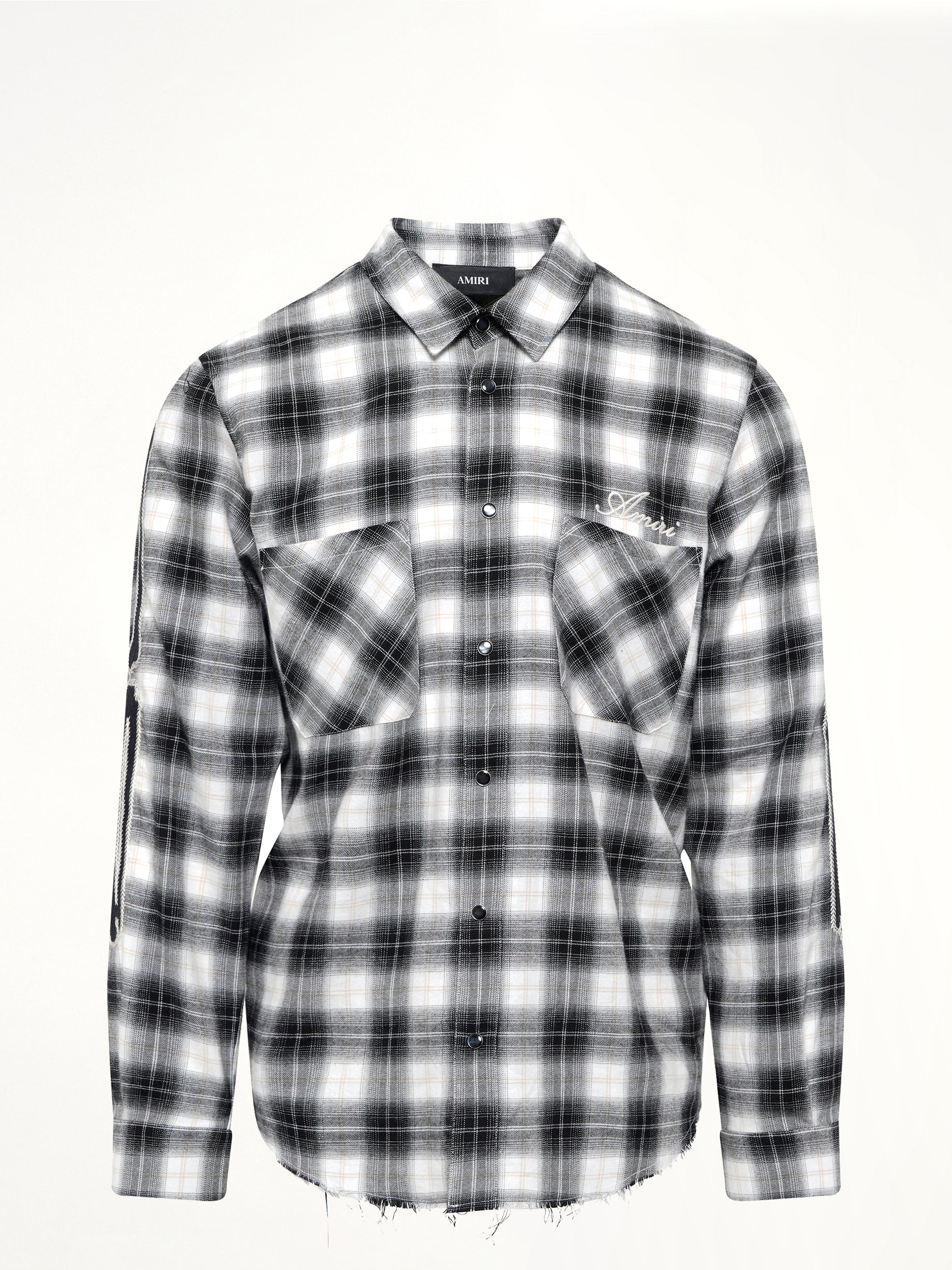 Bones Flannel Overshirt in Black