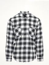 Bones Flannel Overshirt in Black
