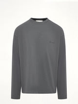 Classic Long Sleeve T-Shirt in Charcoal Heather