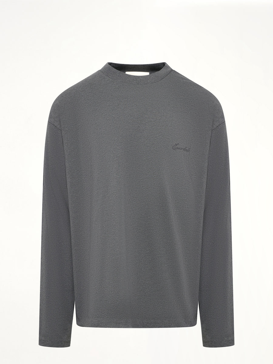 Classic Long Sleeve T-Shirt in Charcoal Heather