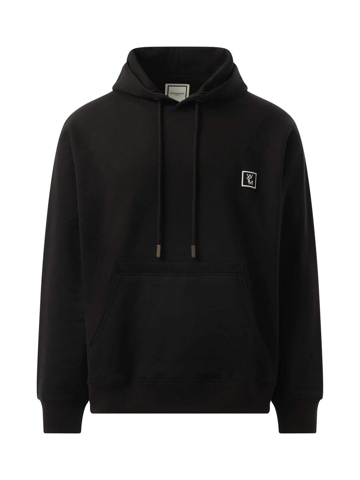 WYM Patch Hoodie in Black