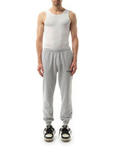 Represent Owners Club Sweatpants in Ash Grey/Black