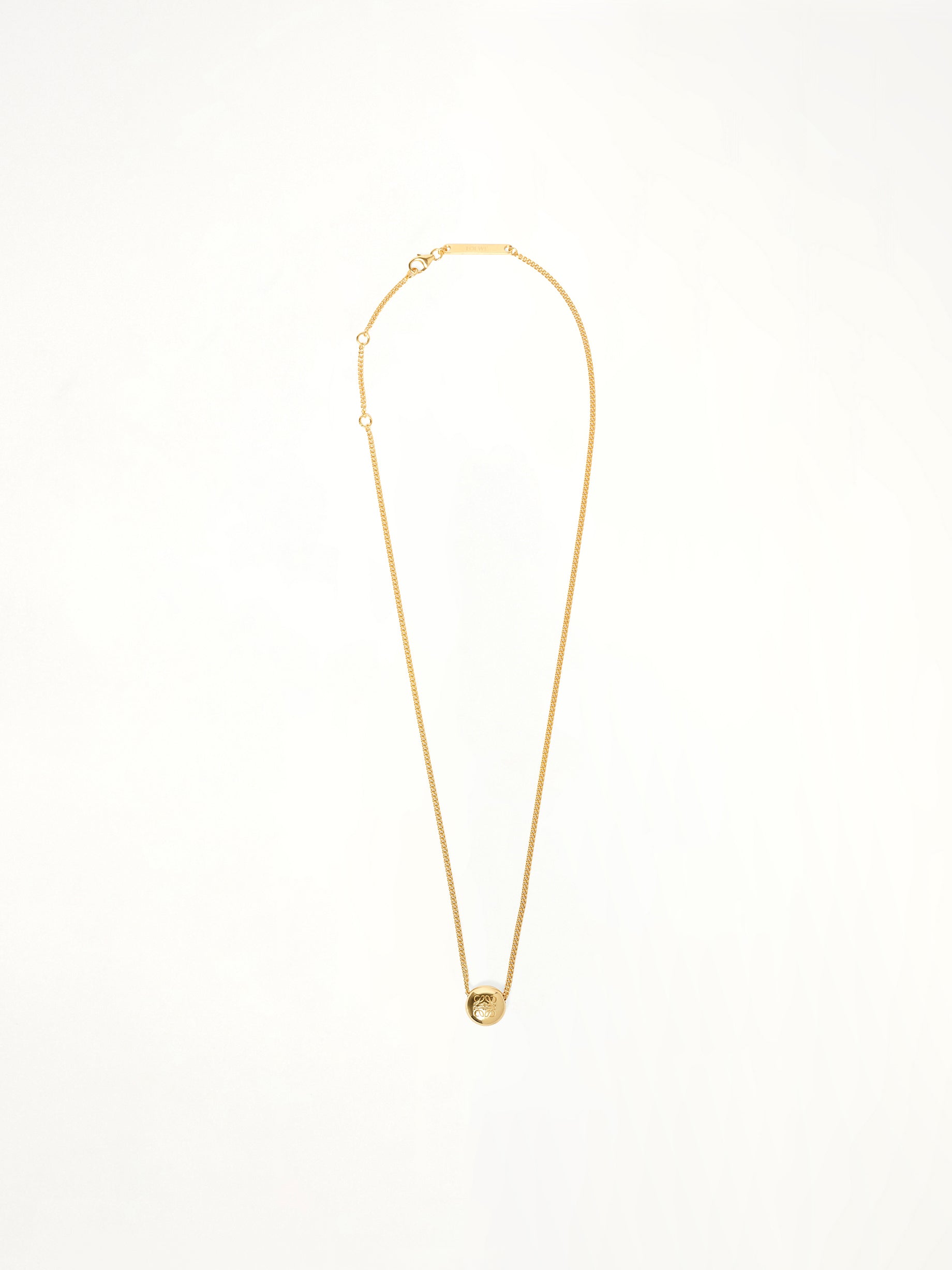 Pebble Pendant Necklace in Gold