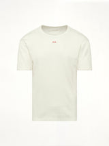 Rib T-Shirt in Off White