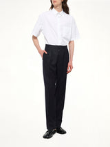 Wool Twill Pants in Blue