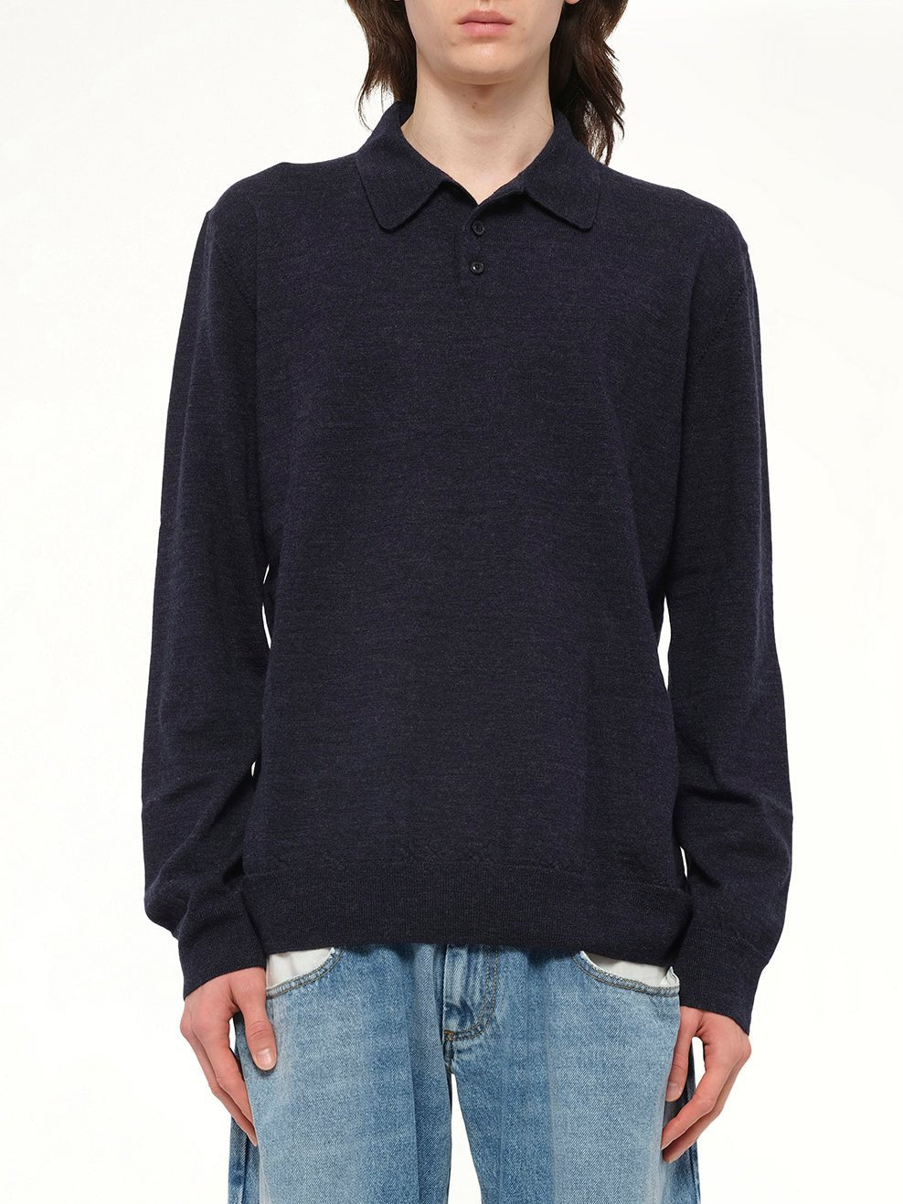 Gauge 14 Polo Shirt in Navy