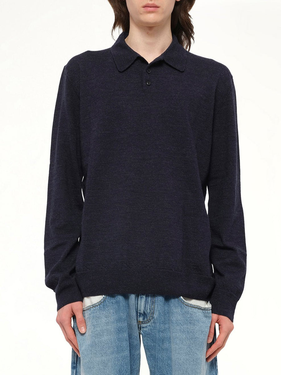 Gauge 14 Polo Shirt in Navy