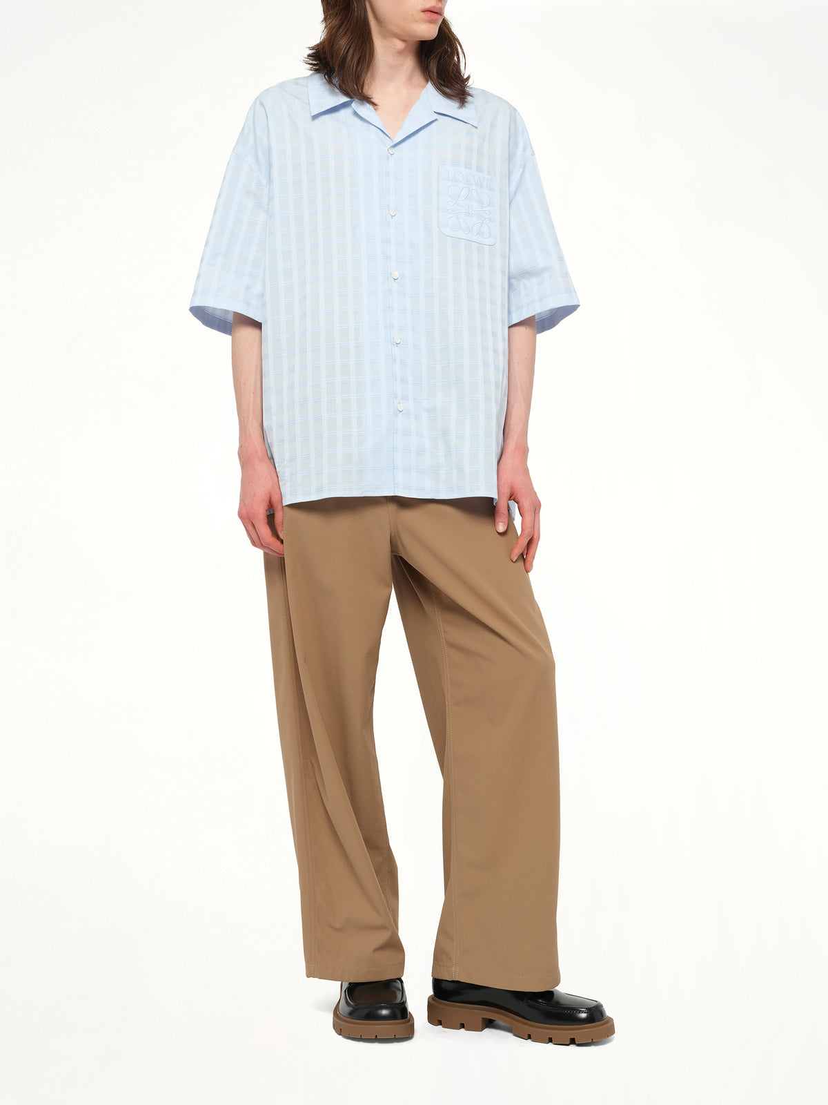 Short Sleeve Shirt in Light Blue