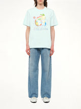 Manga Tennis Ball T-Shirt in Pale Blue