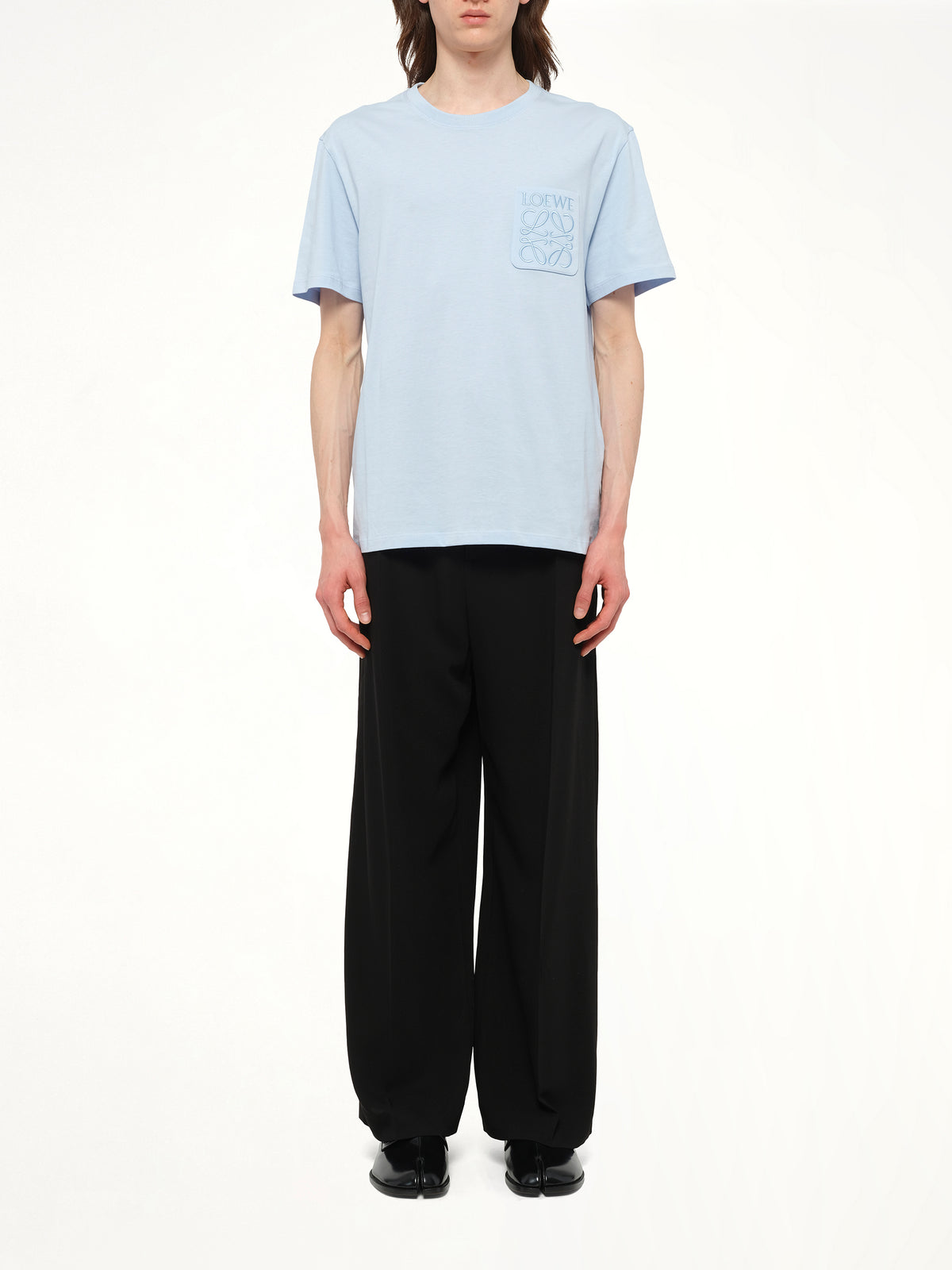 Relaxed Anagram T-Shirt in Sky Blue