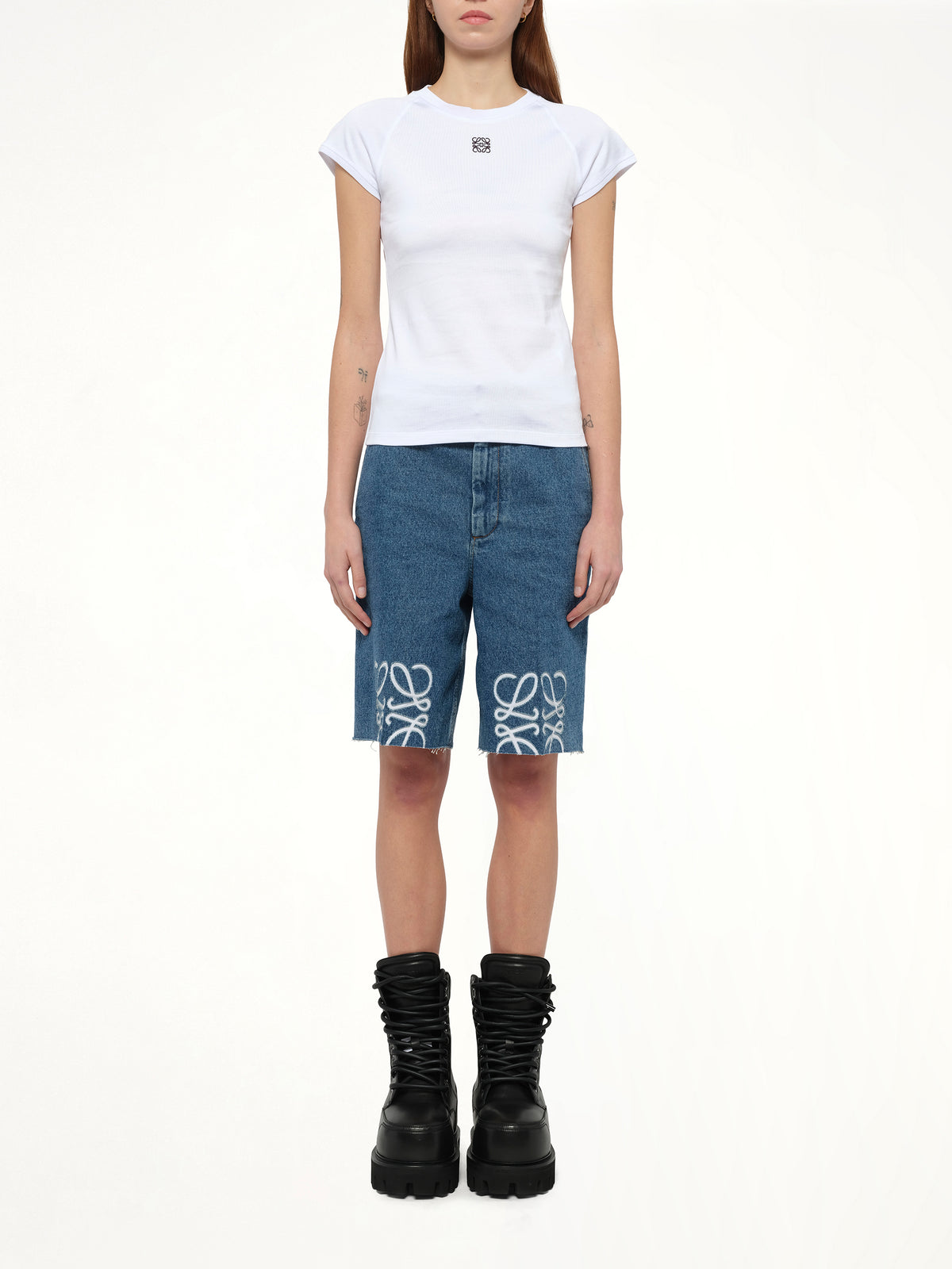 Small Fit Anagram T-Shirt in White