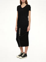 Hiked T in Black