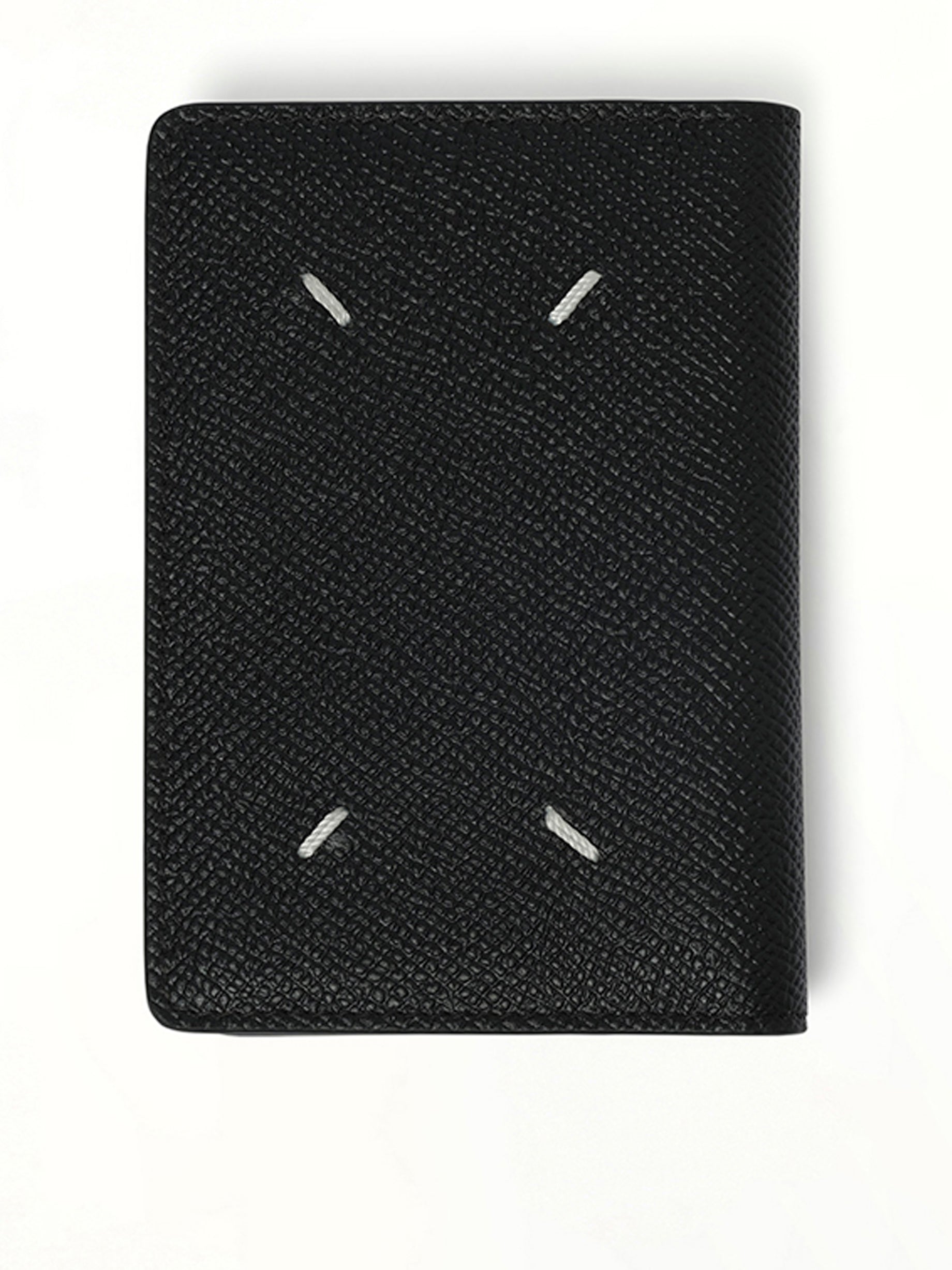 Logo Printed Card Holder in Black