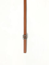 Anagram Cube Rev 1cm Belt in Black/Tan