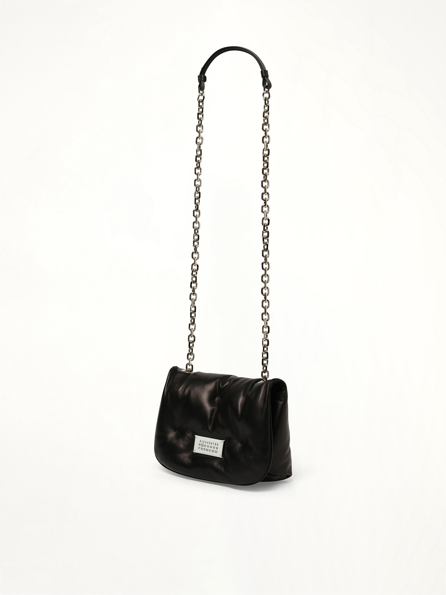Small Glam Slam Flap Bag in Black