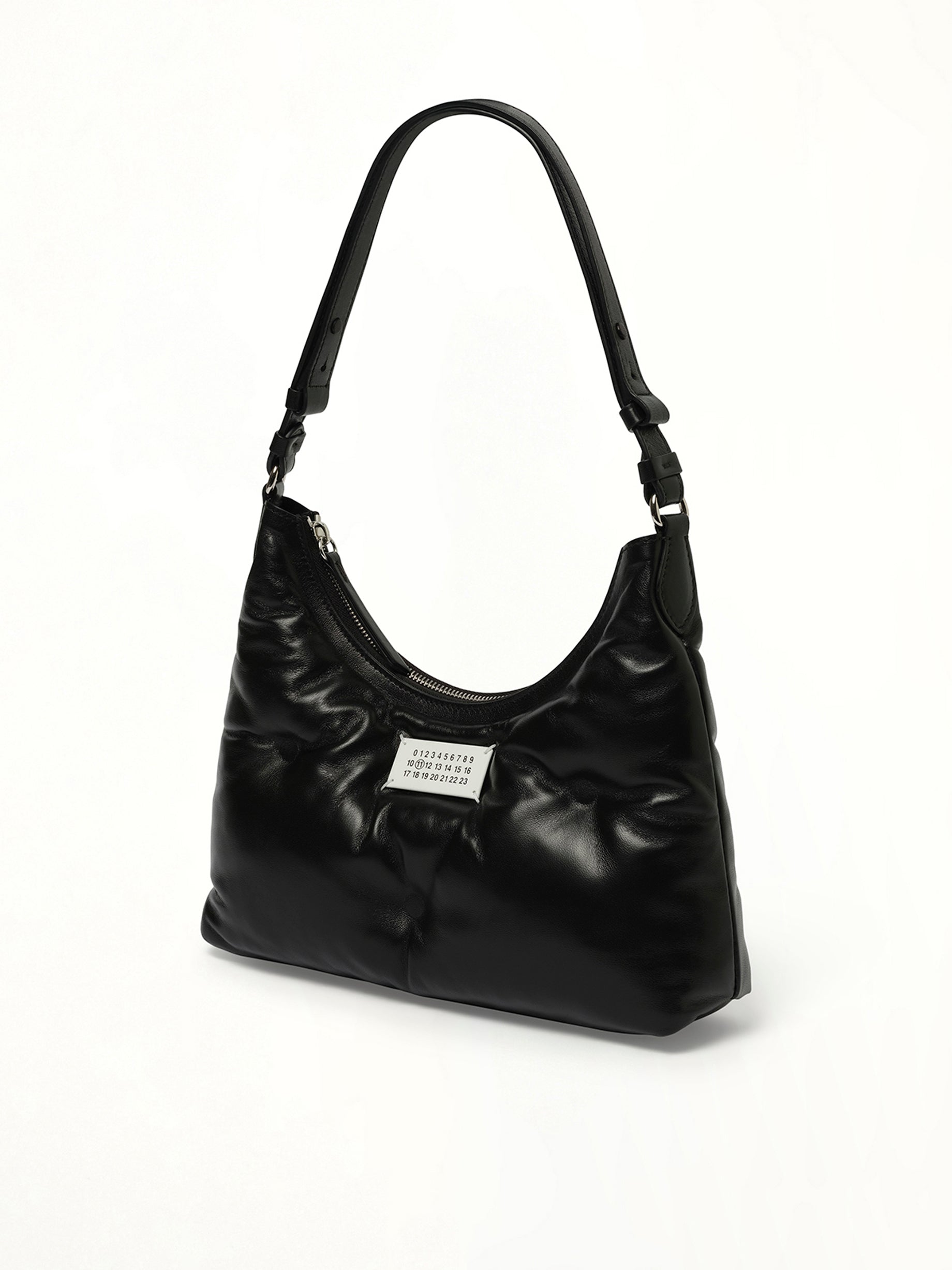 Small Glam Slam Hobo Bag in Black