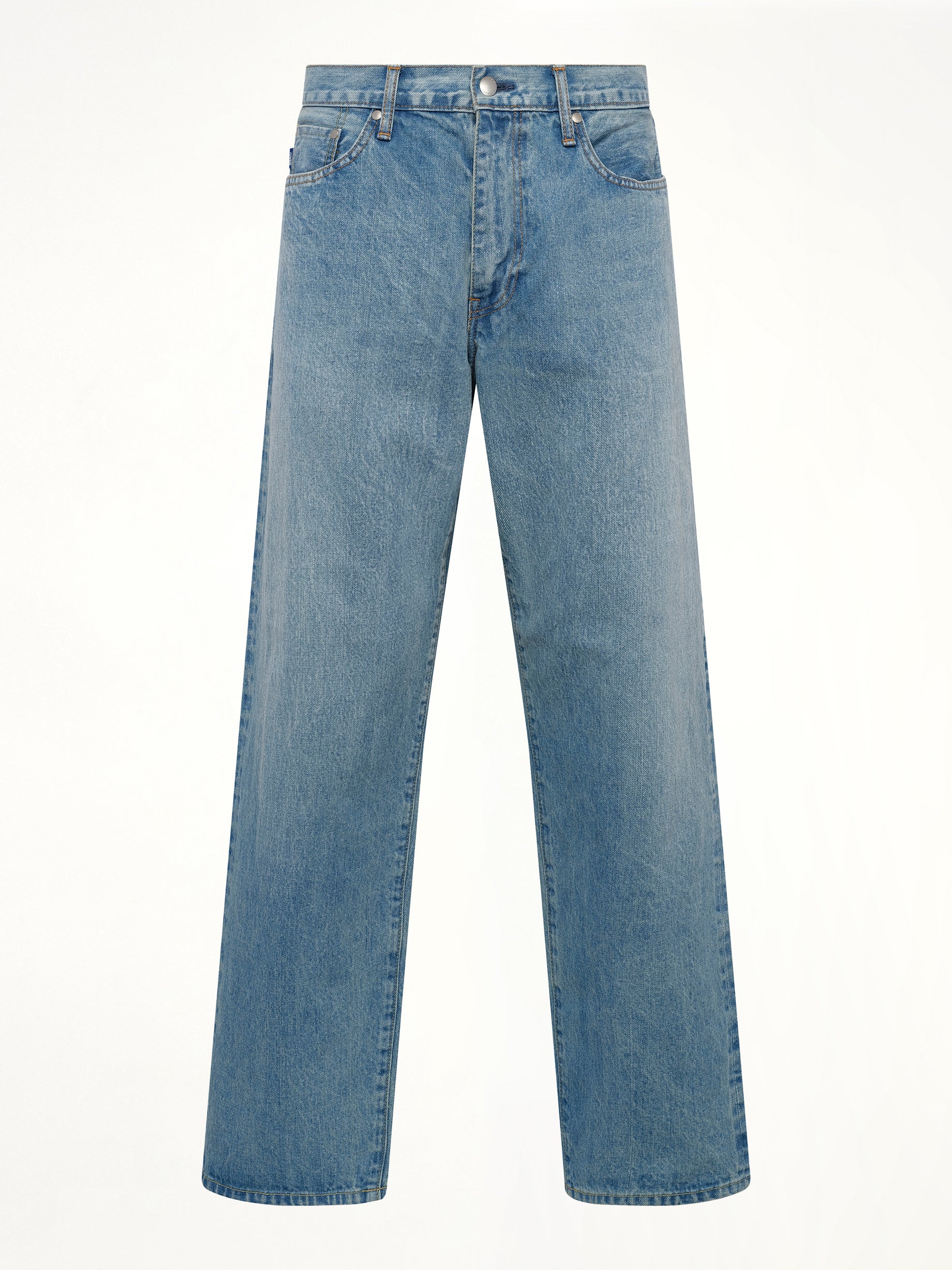 Baggy Fit Denim in Stonewashed Indigo