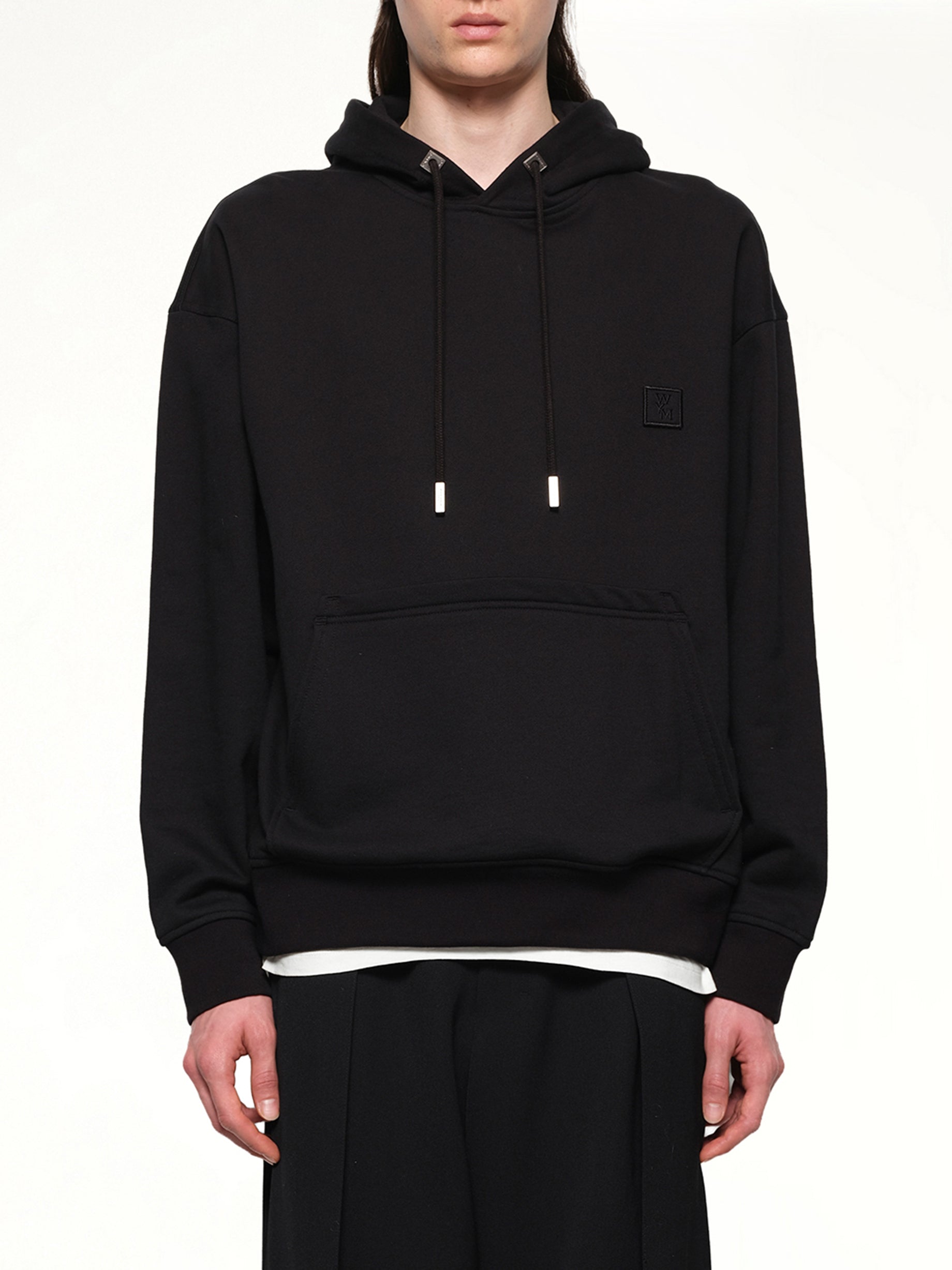 Flower Petal Hoodie in Black