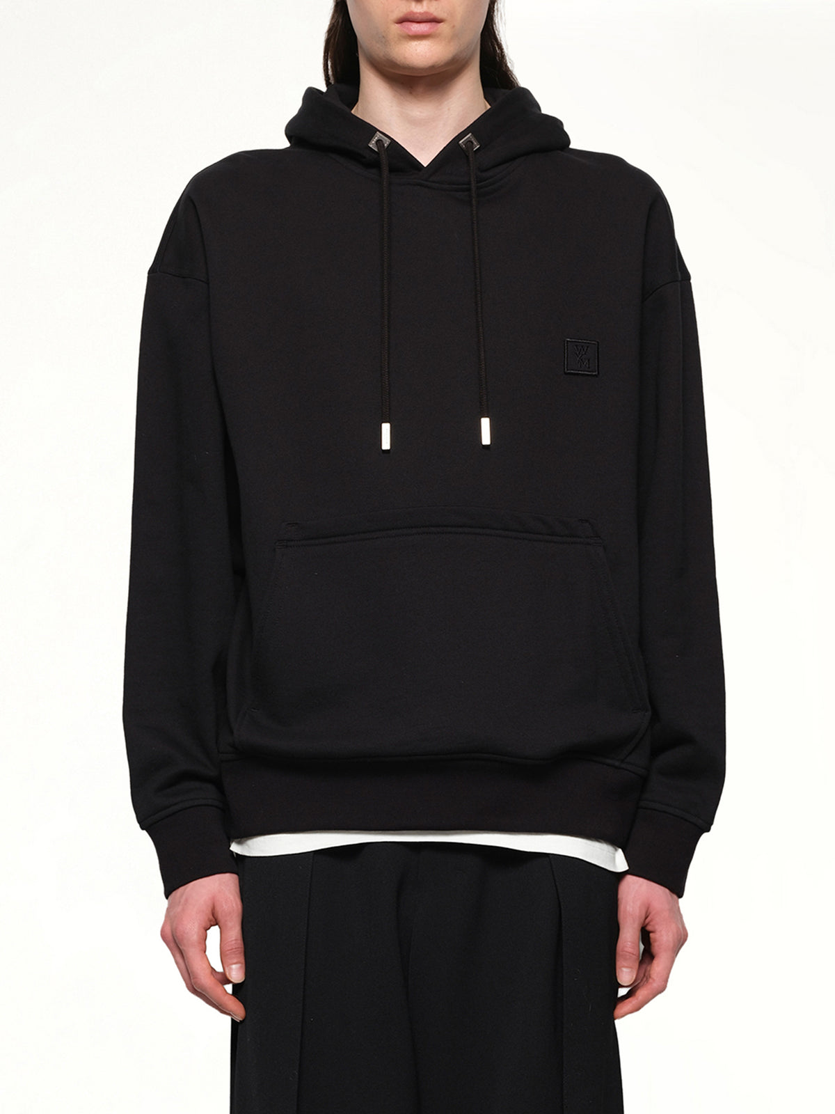 Flower Petal Hoodie in Black