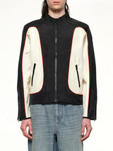 J-BLINK-WRD Jacket in Black/White
