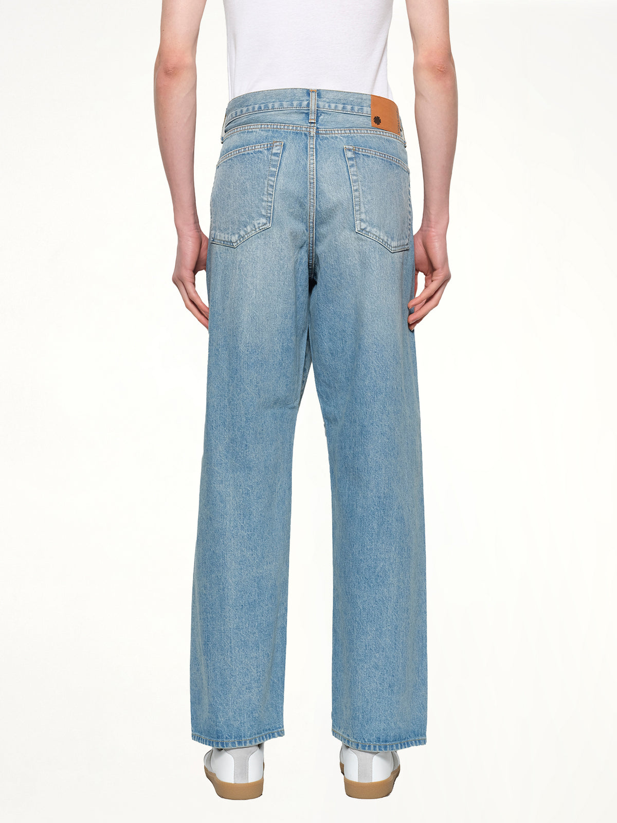 Baggy Fit Denim in Stonewashed Indigo