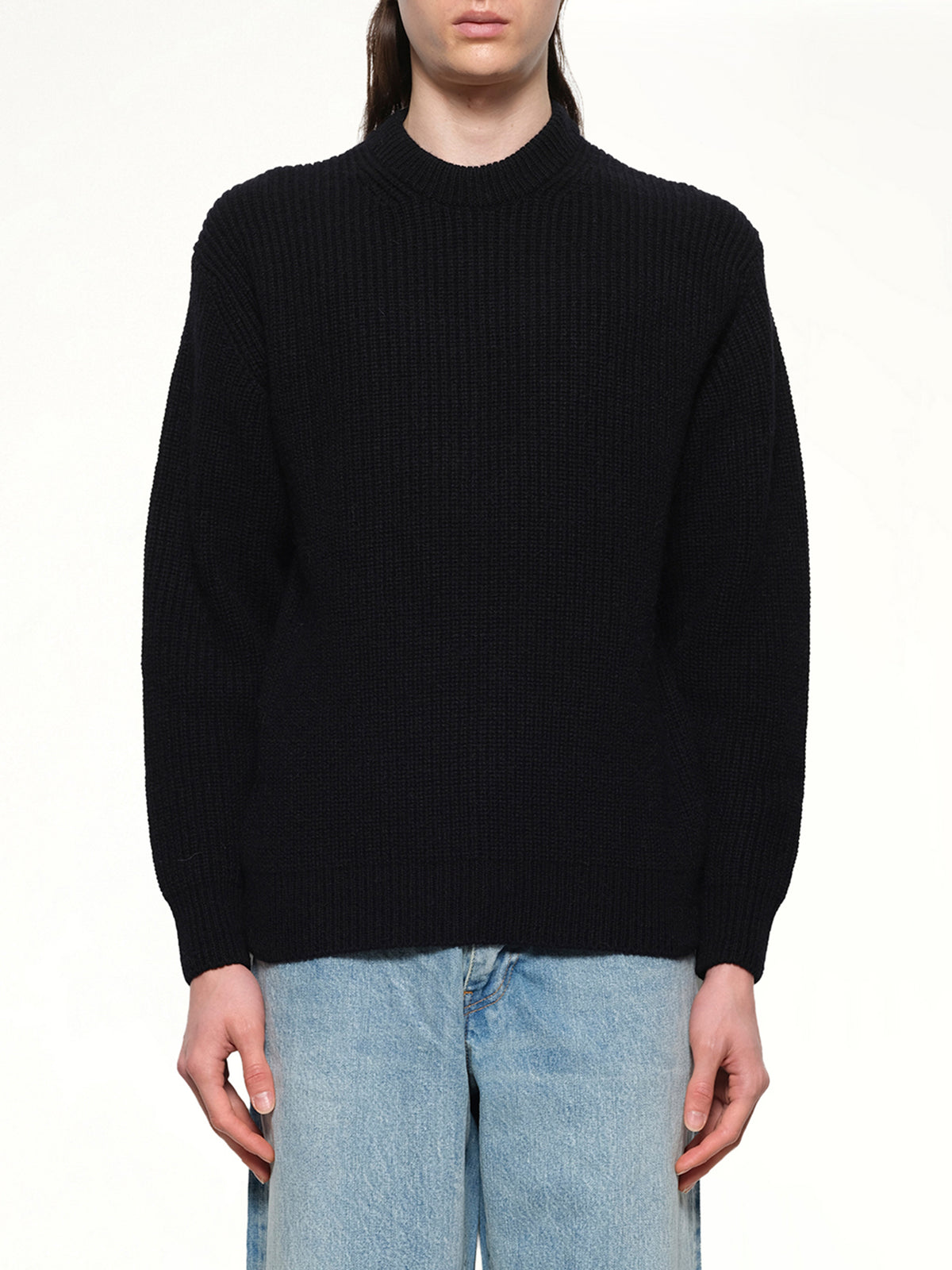 Baby Alpaca Knit in Black