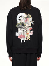 City Graphic Sweatshirt in Black