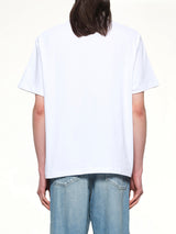 Floral Embroidered T-Shirt in White