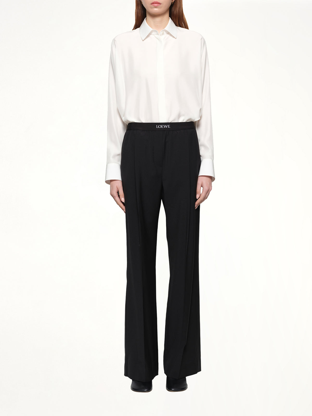 Waistband Trouser in Black
