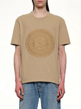 Balmain Medal T-Shirt in Camel