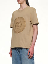 Balmain Medal T-Shirt in Camel
