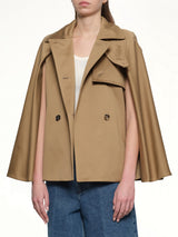 Cape Jacket in Beige