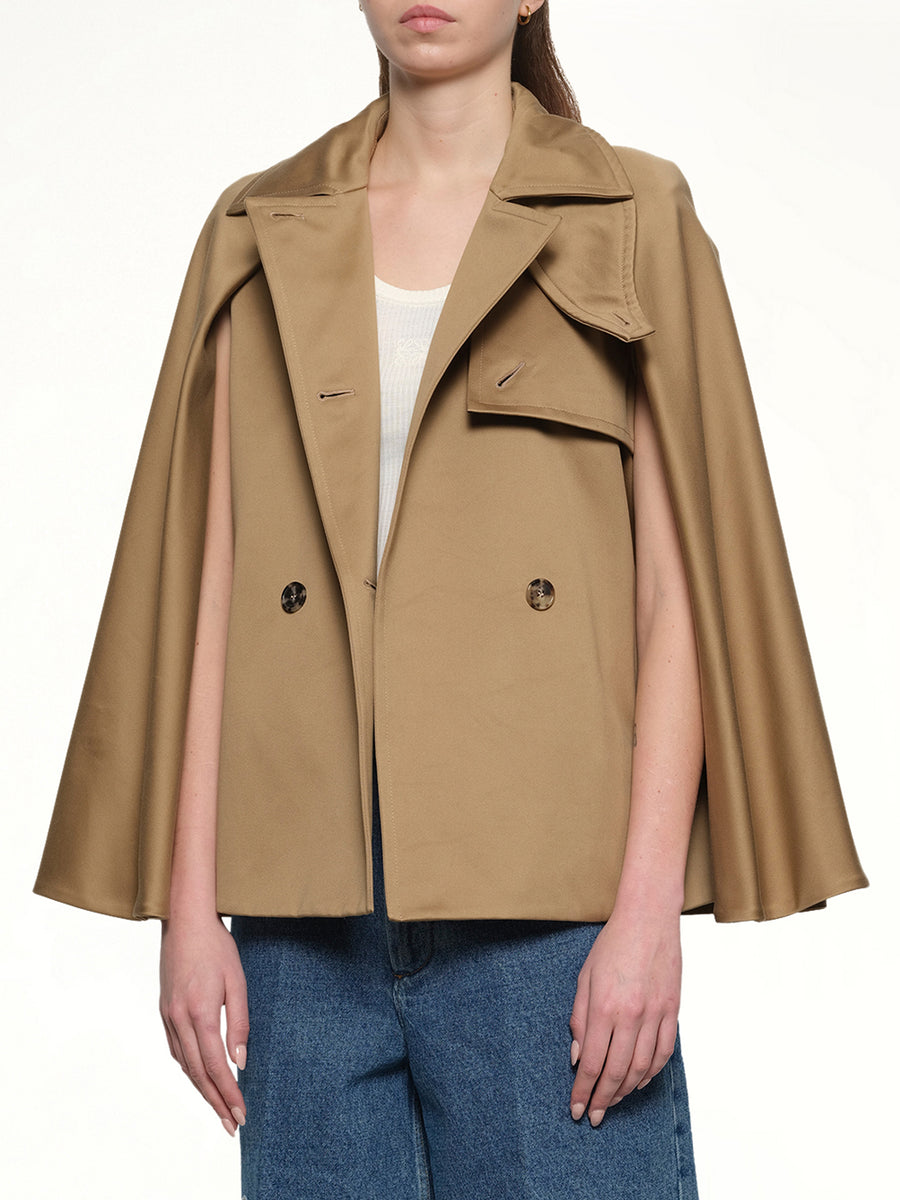 Cape Jacket in Beige