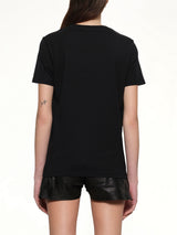 Balmain Chains Printed T-Shirt in Black/Gold
