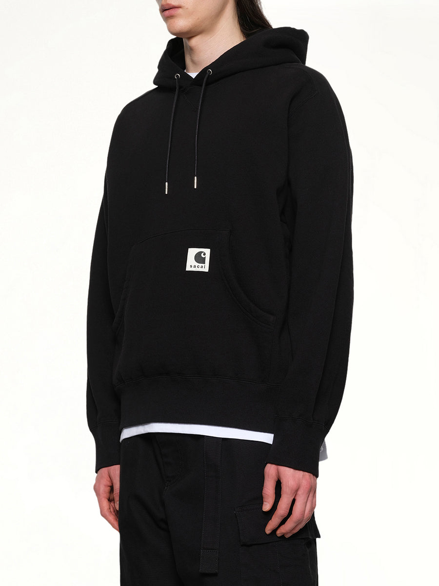 Carhartt WIP Cotton Jersey Hoodie in Black