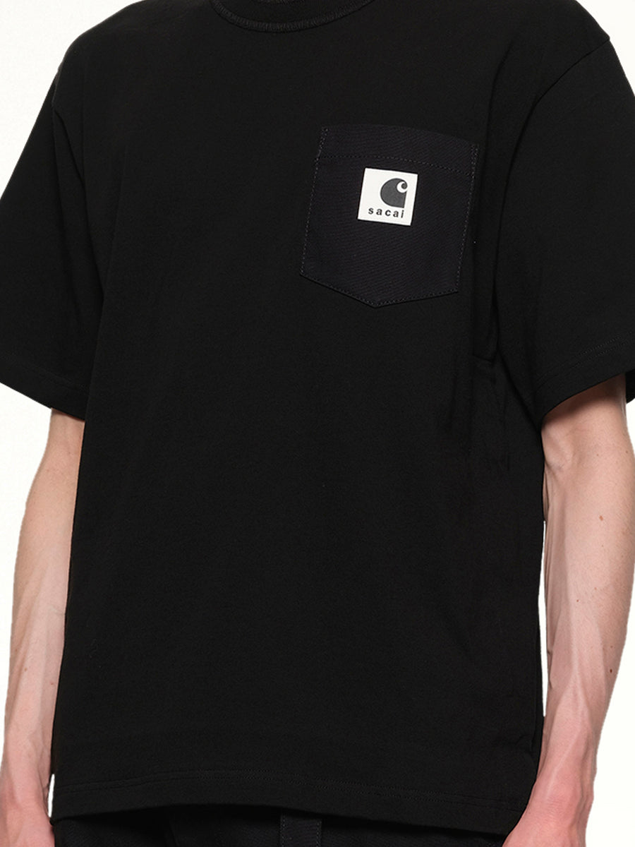 Carhartt WIP Cotton Jersey T-Shirt in Black