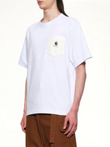 Carhartt WIP Cotton Jersey T-Shirt in White