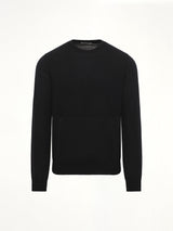 Superfine Merino Wool Sweater in Black