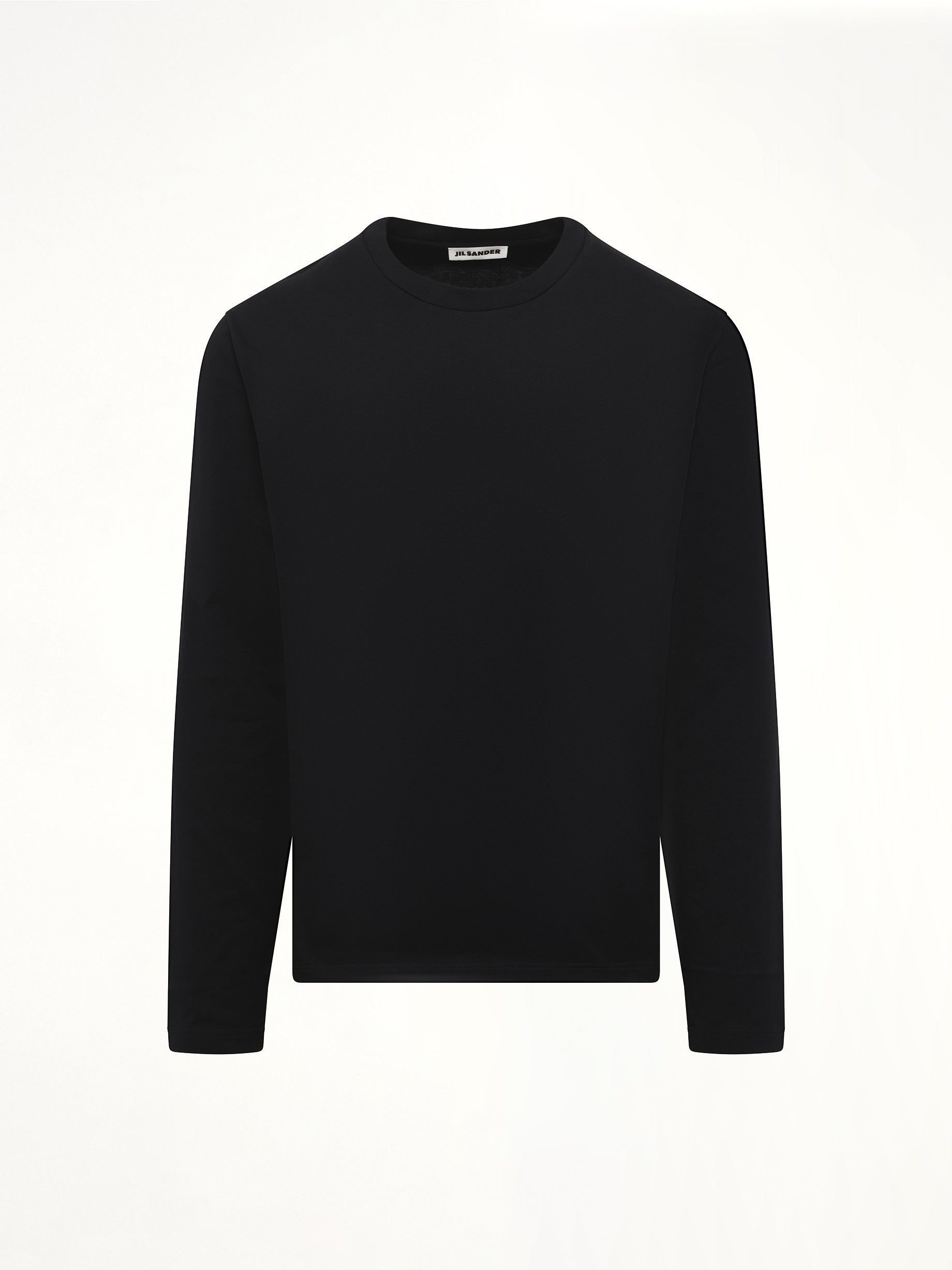 Long Sleeve Logo T-Shirt in Black