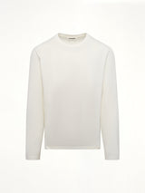 Long Sleeve Logo T-Shirt in Coconut