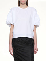 Cotton Ponte T-Shirt in White