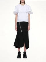 Tulle T-Shirt in White