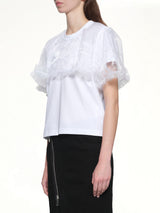 Tulle T-Shirt in White