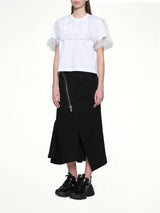Tulle T-Shirt in White