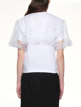 Tulle T-Shirt in White