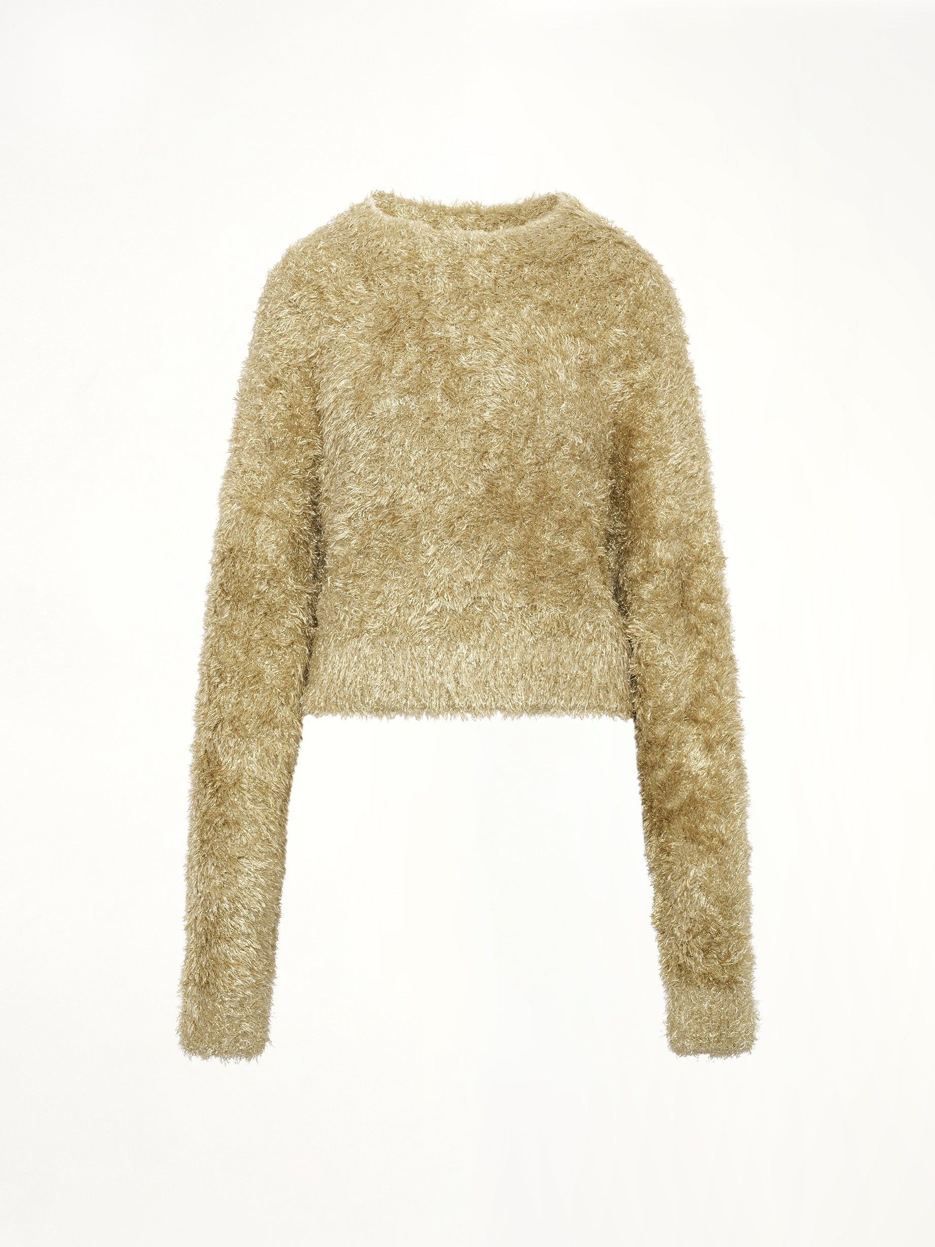 Polyester Lame Knit in Gold