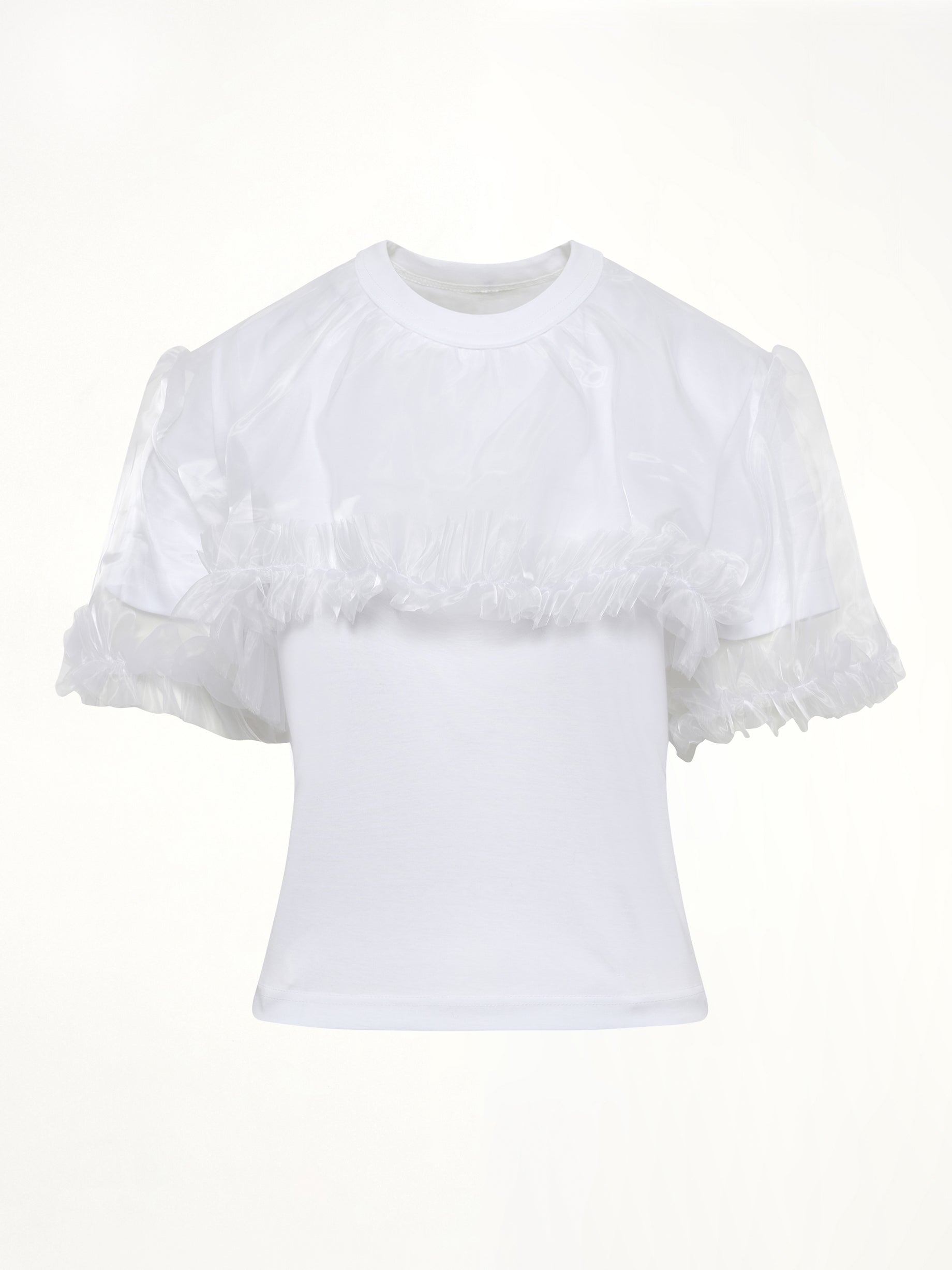 Tulle T-Shirt in White