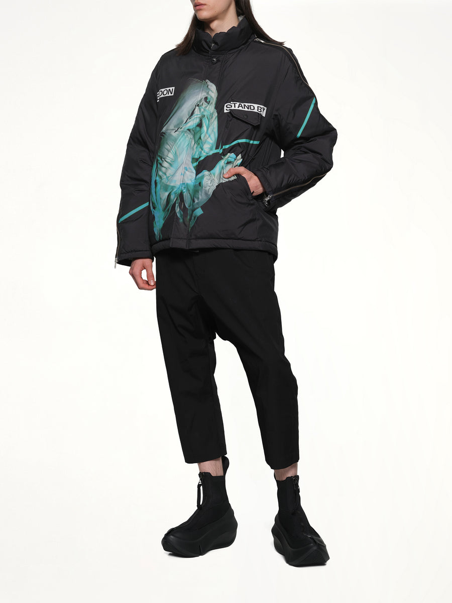 Heldon Stand By Jacket in Black