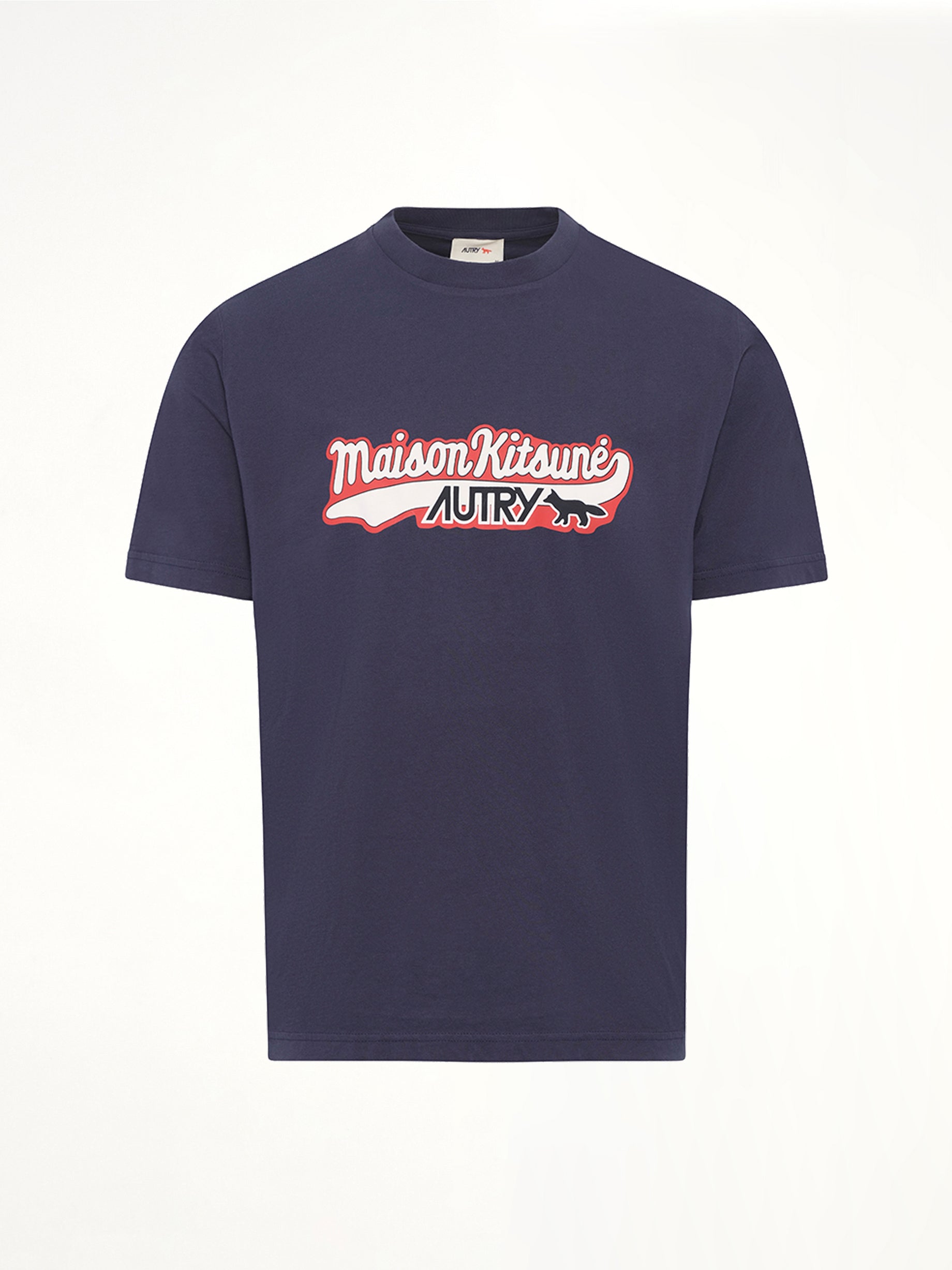 Autry x Maison Kitsune T-Shirt in Blue
