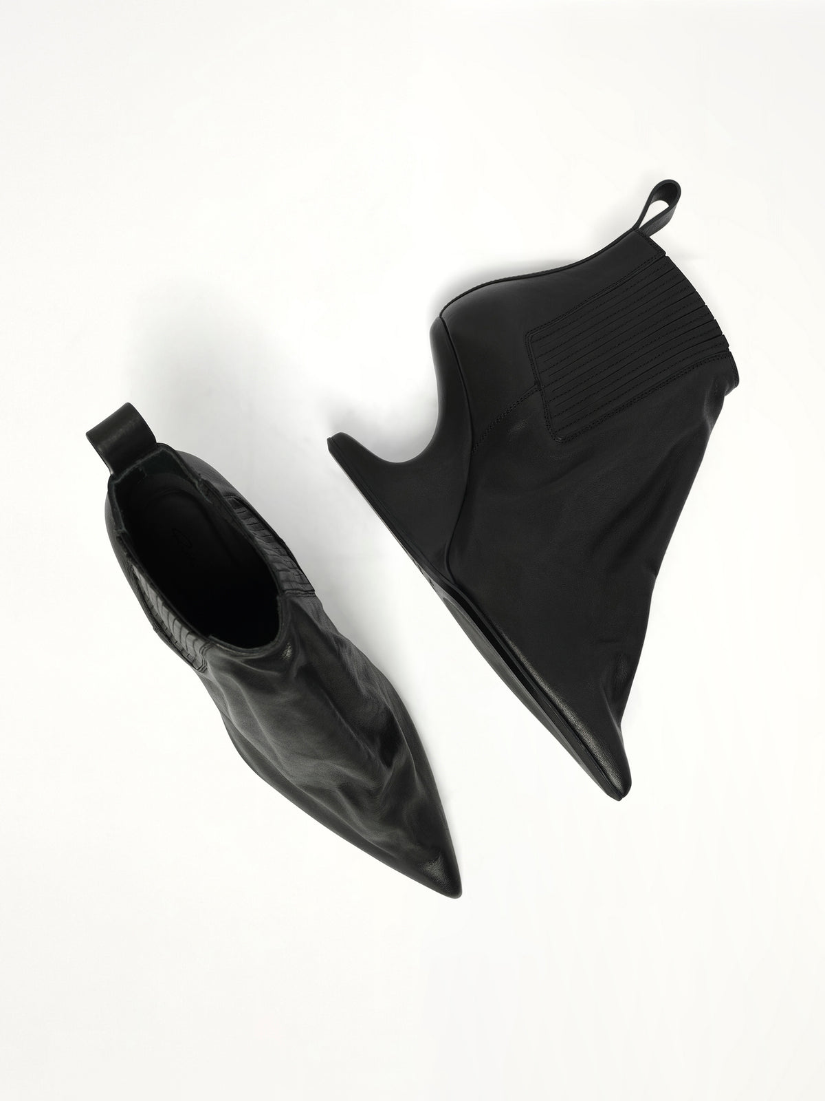 Ankle Taco in Black Top View | RICK OWENS